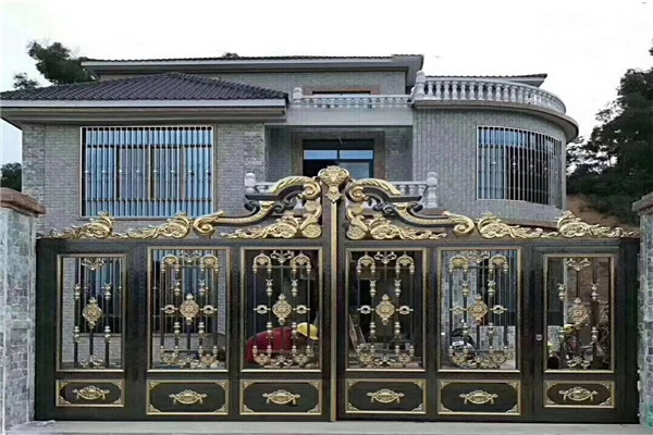 彩色不锈钢围栏大门